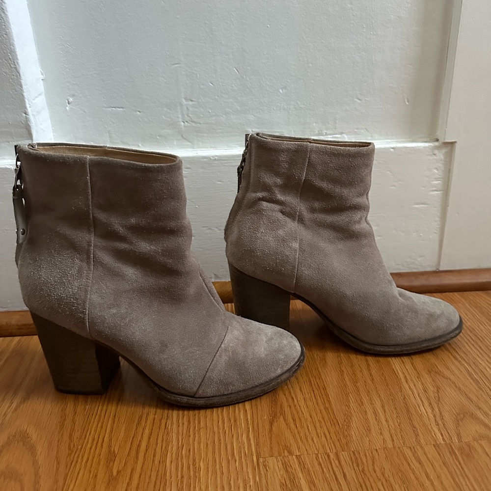 Rag & Bone Women's Suede Ankle Boots - Taupe